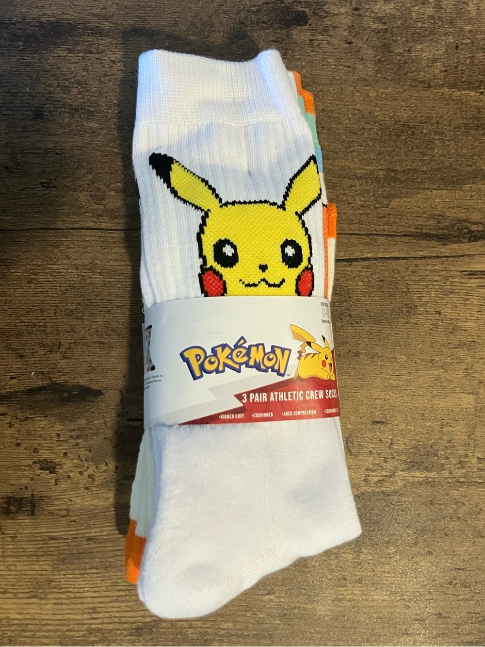 Pokémon socks 3x